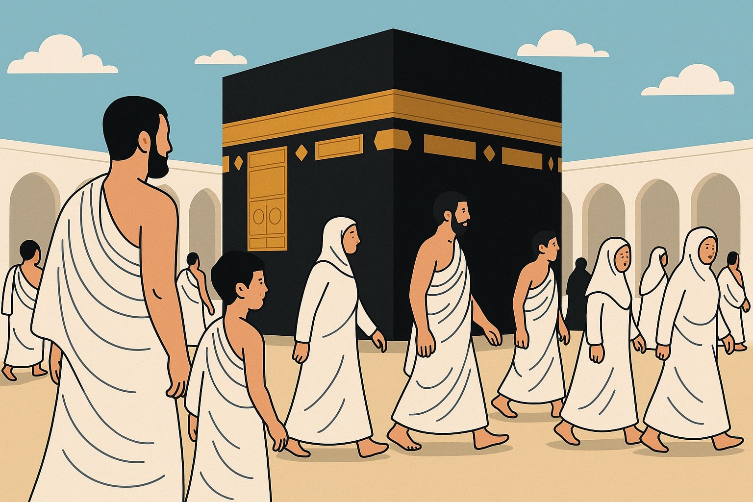 Berapa Kilometer Orang Berjalan Kaki Ketika Ibadah Umroh?