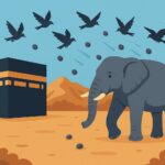 kisah pasukan gajah abrahah yang berusaha menyerang ka'bah namun dihancurkan oleh burung ababil